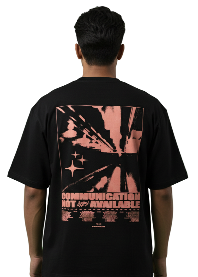 Communication Oversized T-shirt
