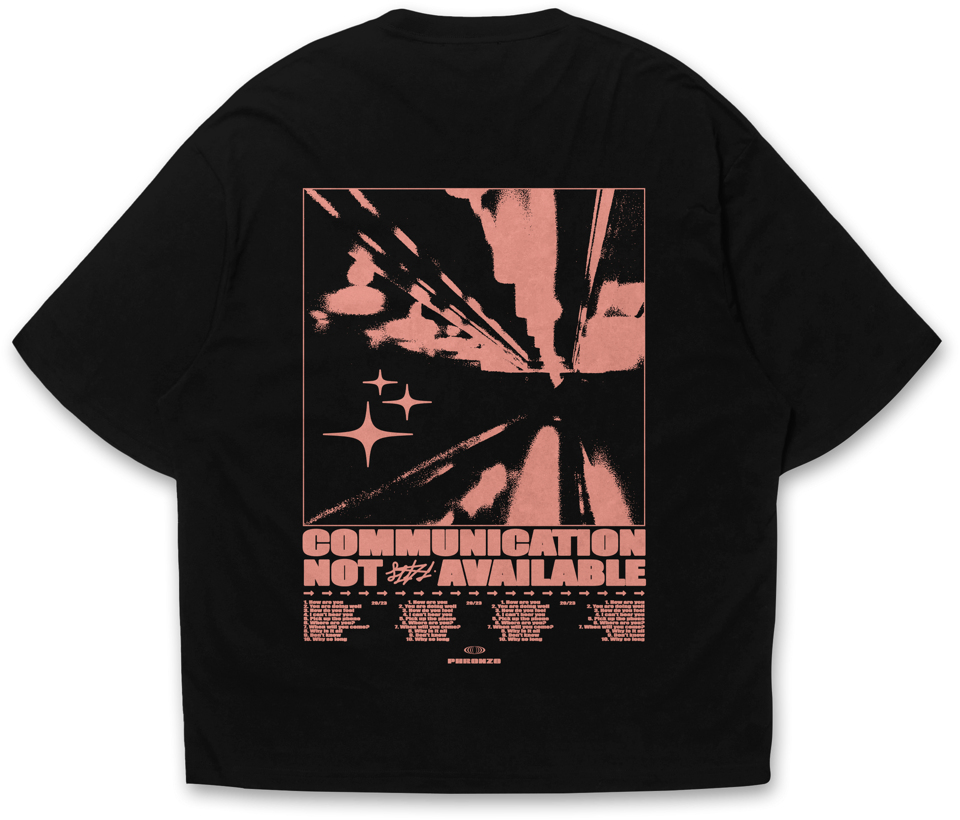 Communication Oversized T-shirt